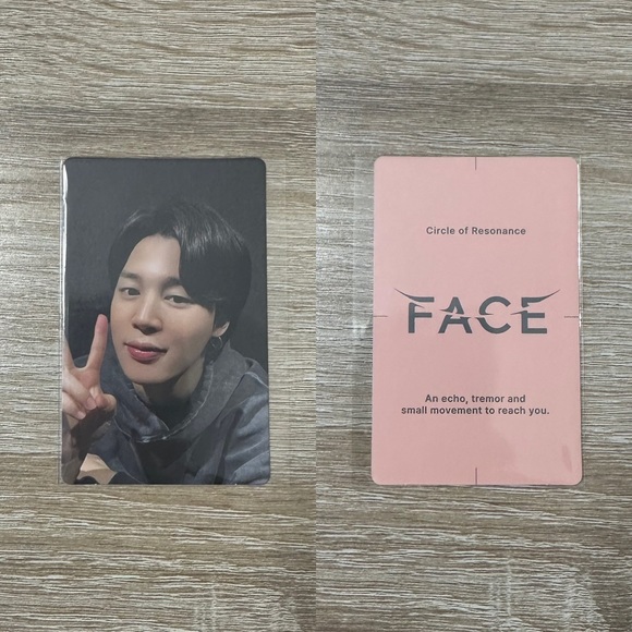 Jimin FACE Random Photo Card B - Picture 1 of 1